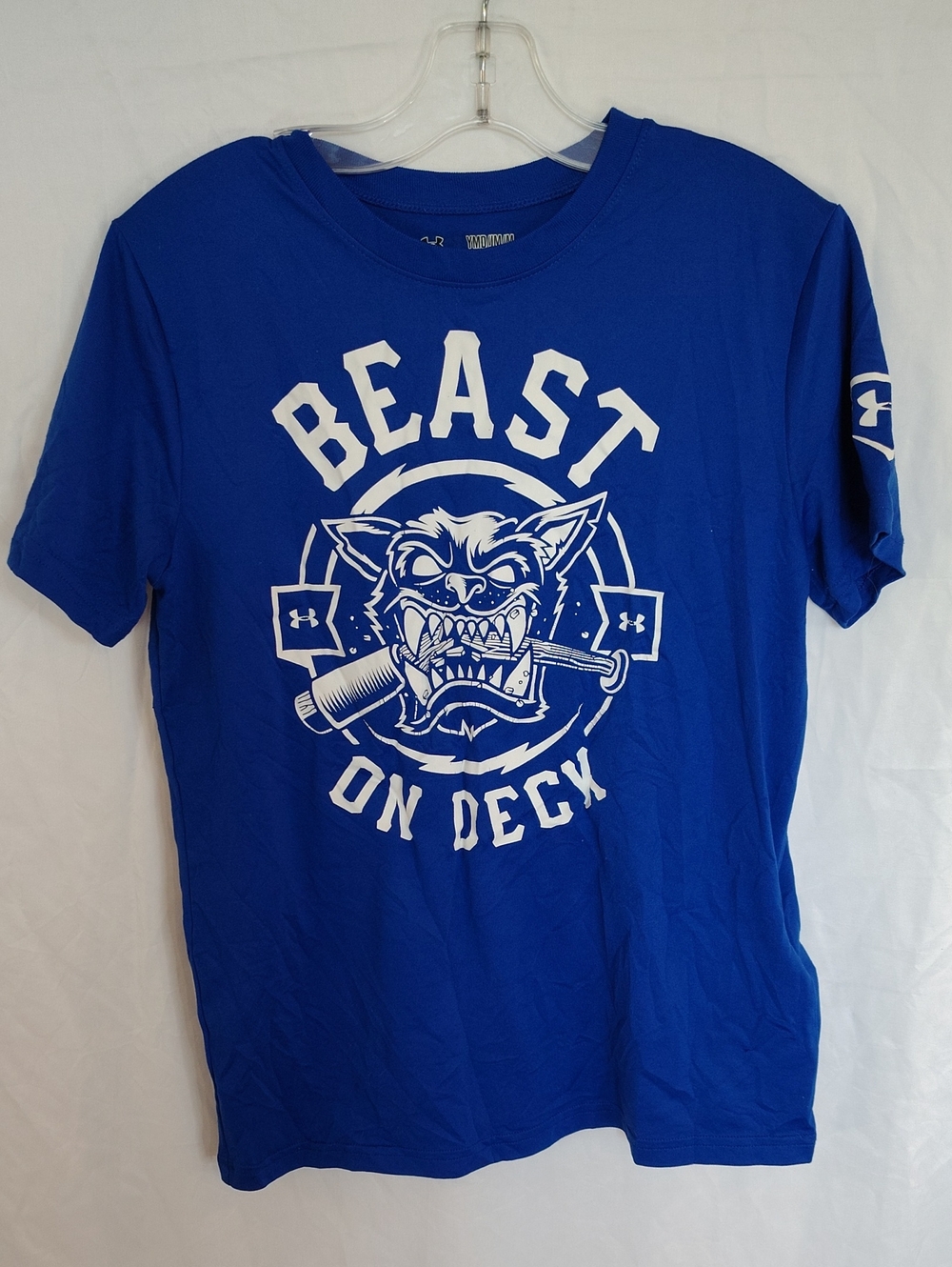 Under Armour Royal Blue 'Beast On Deck' Graphic Tee